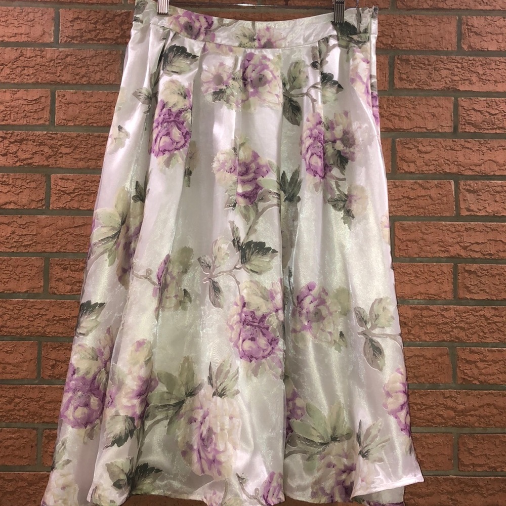 💜ANIINA💜DRESS UP FLORAL CHIFFON SKIRT💜